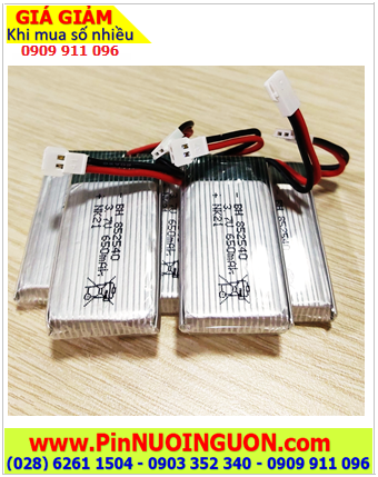 Pin Máy bay Quadcopter mô hình Pin sạc 3.7v LiPolymer 852540 với 650mAh (1S) dòng xả 25C (tối đa 50C) 25mmx8mmx44mm